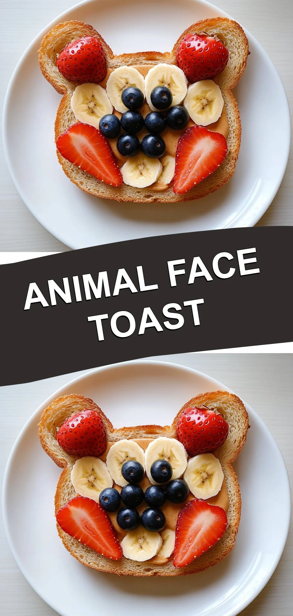 Animal Face Toast