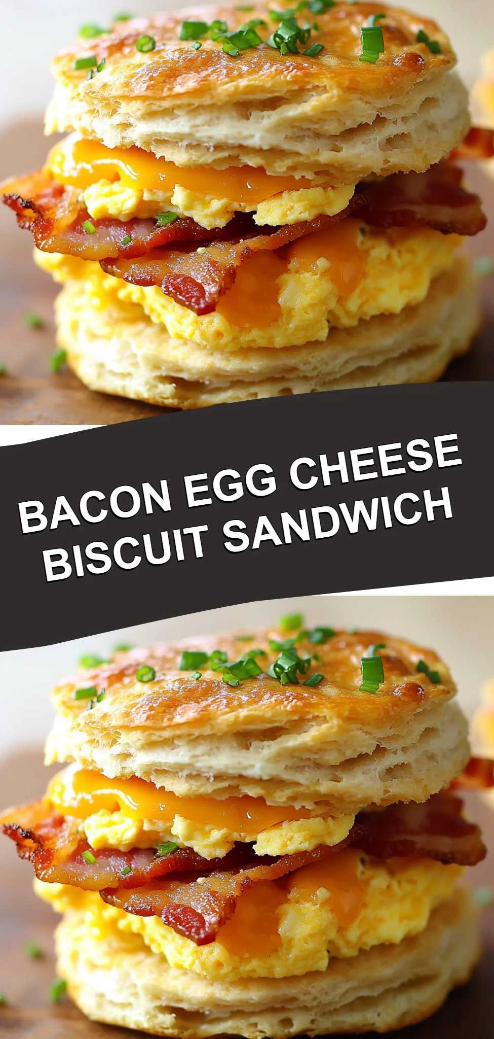 Bacon Egg Cheese Biscuit Sandwich