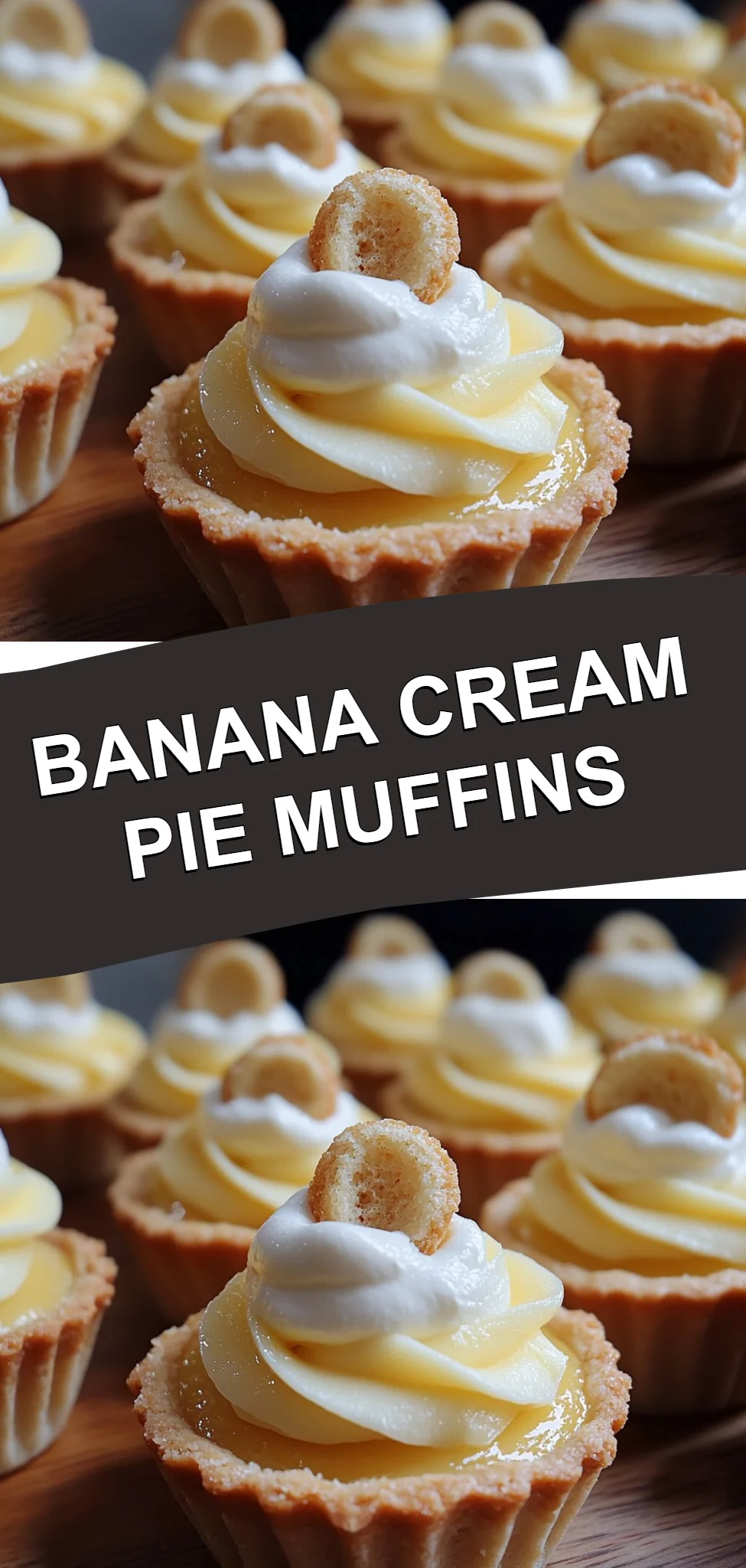 Banana Cream Pie Muffins