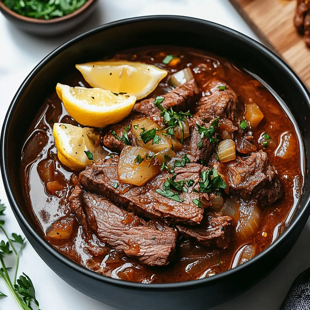 Delicious Birria Tacos served with consommé on a rustic wooden table