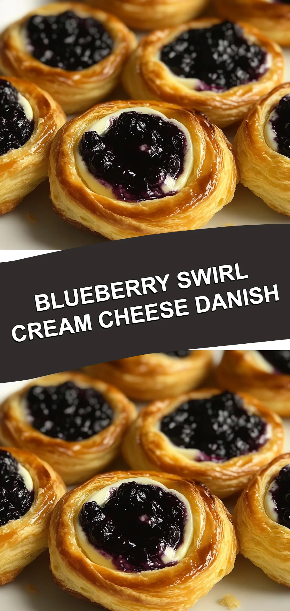Blueberry Swirl Cream Cheese Danish