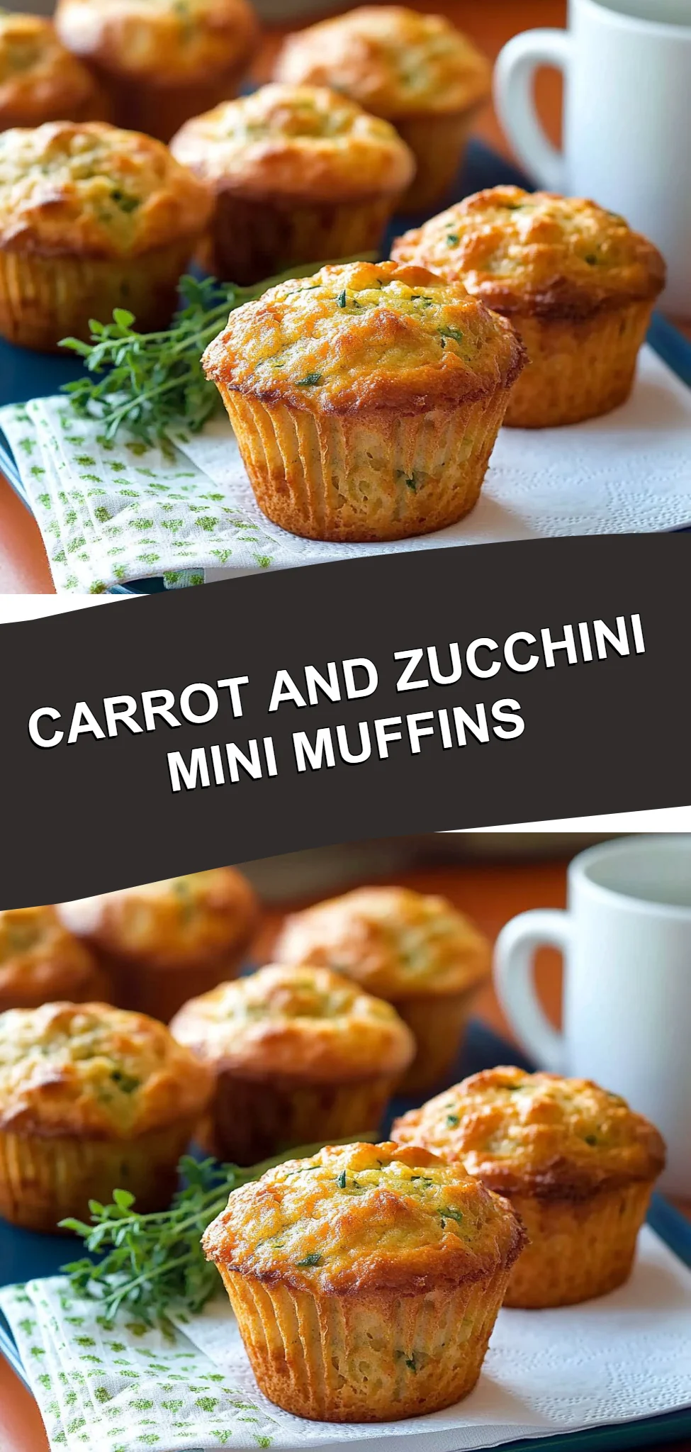 Carrot and Zucchini Mini Muffins