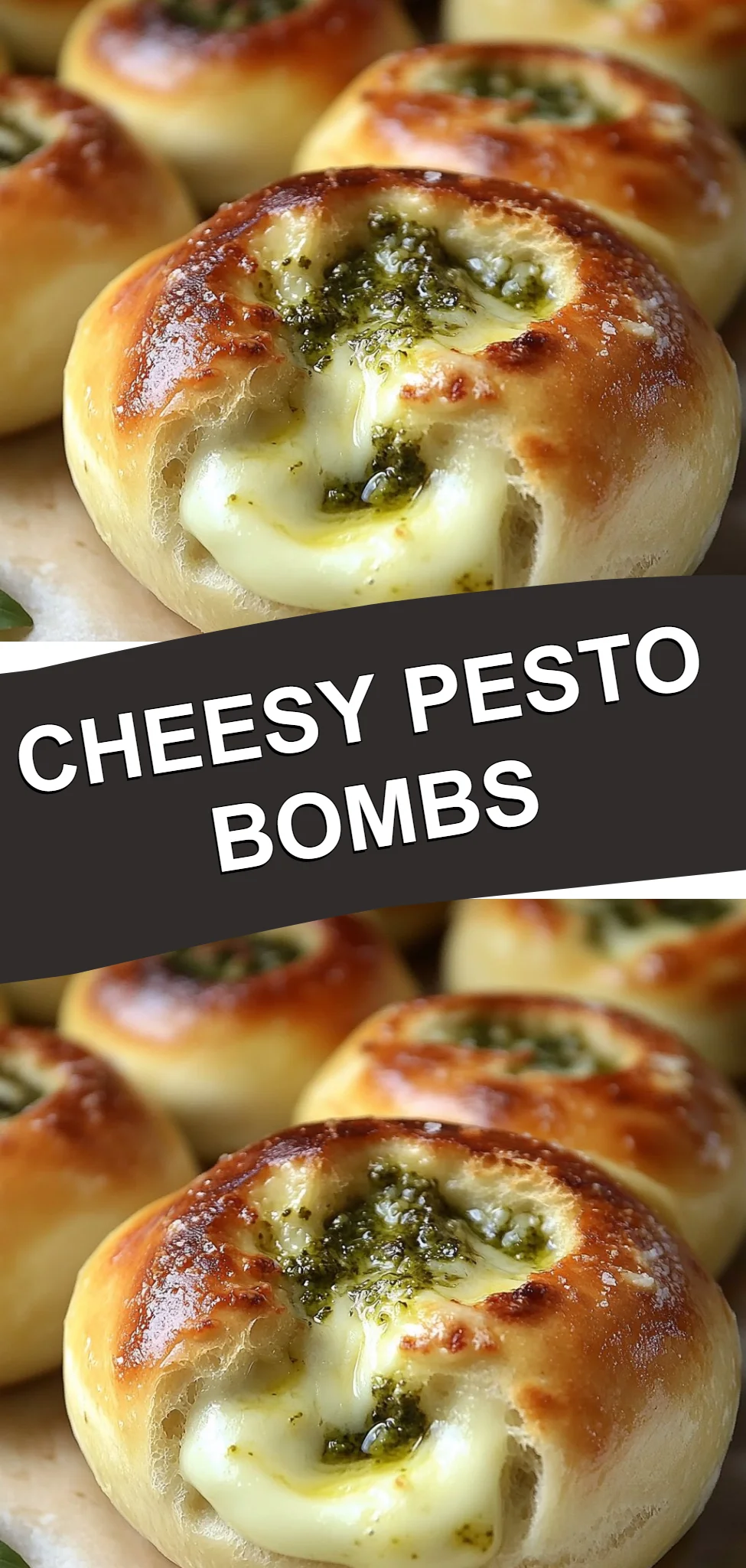 Cheesy Pesto Bombs
