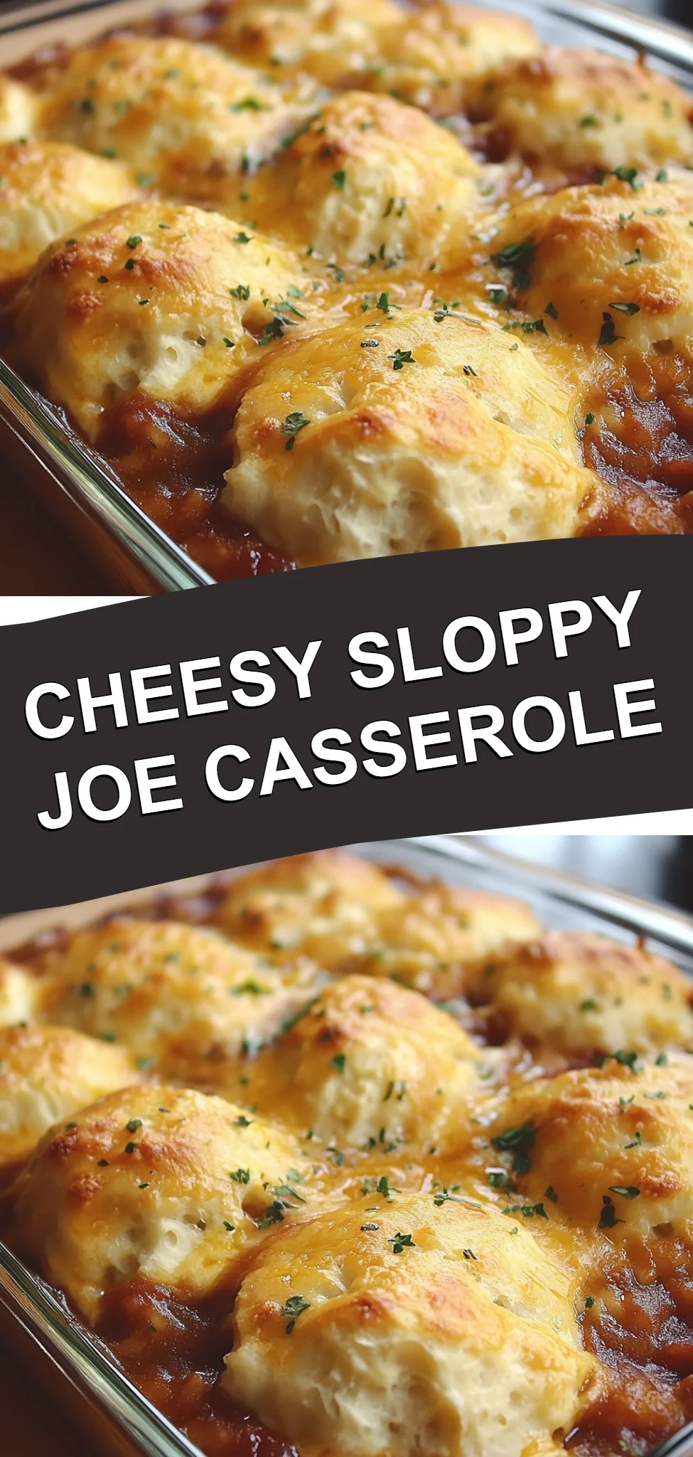 Cheesy Sloppy Joe Casserole