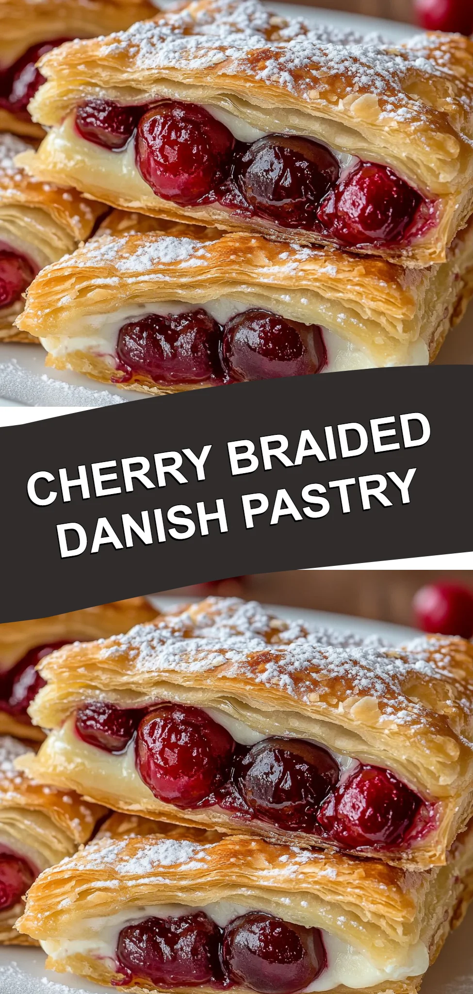 Cherry Braided Danish Pastry