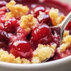 Delicious cherry soda dump cake topped with cherries and whipped cream