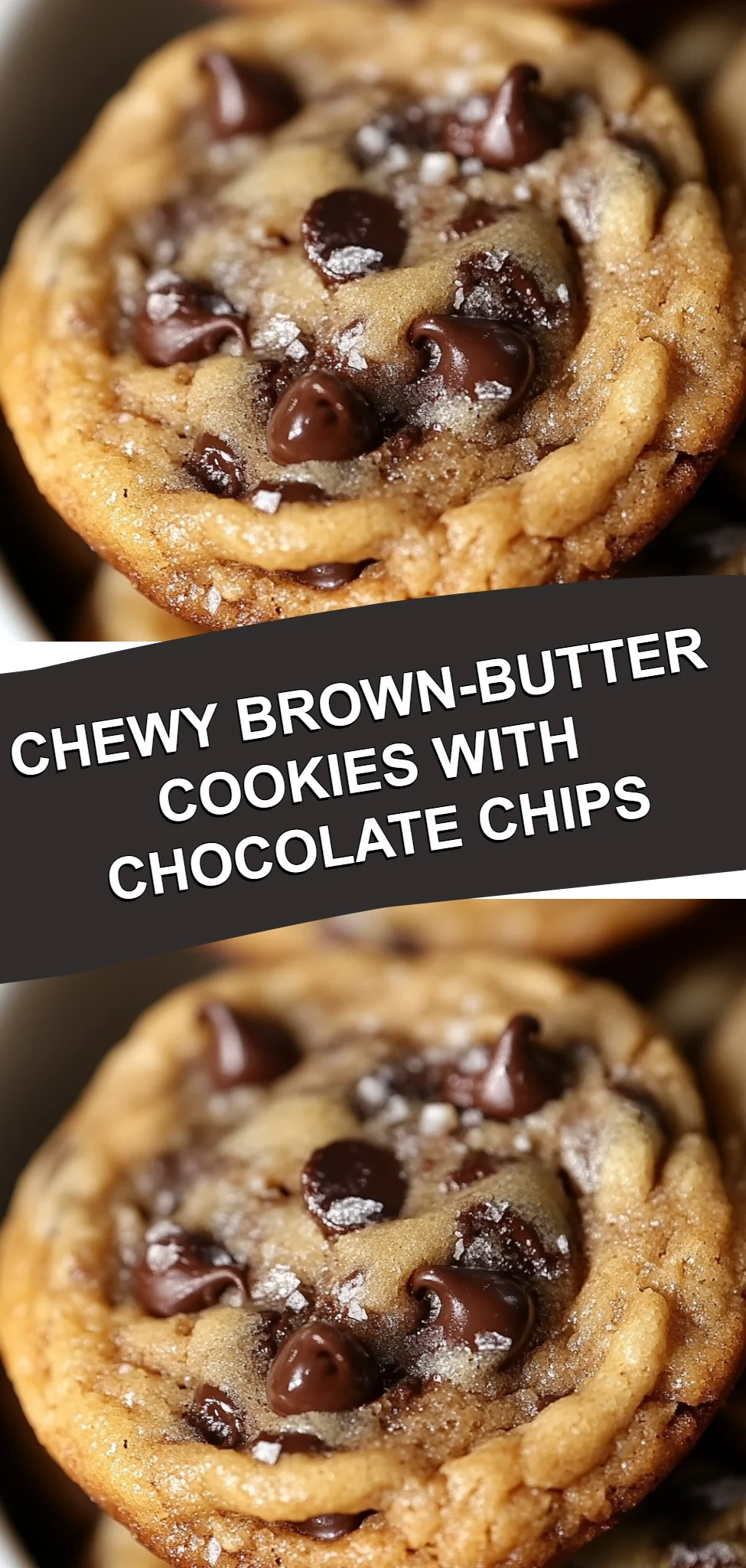 Chewy Brown-Butter Cookies with Chocolate Chips