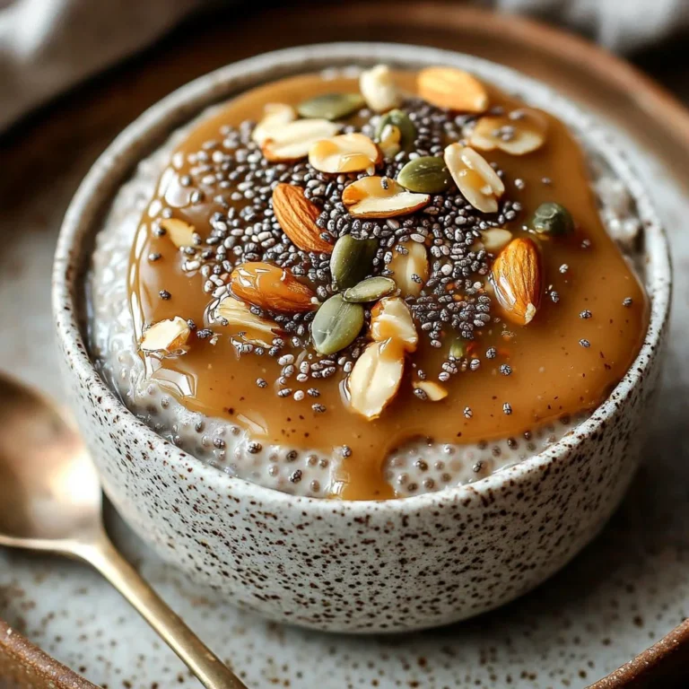 Chia Pumpkin Pie Overnight Oats in a jar garnished with pumpkin seeds and cinnamon