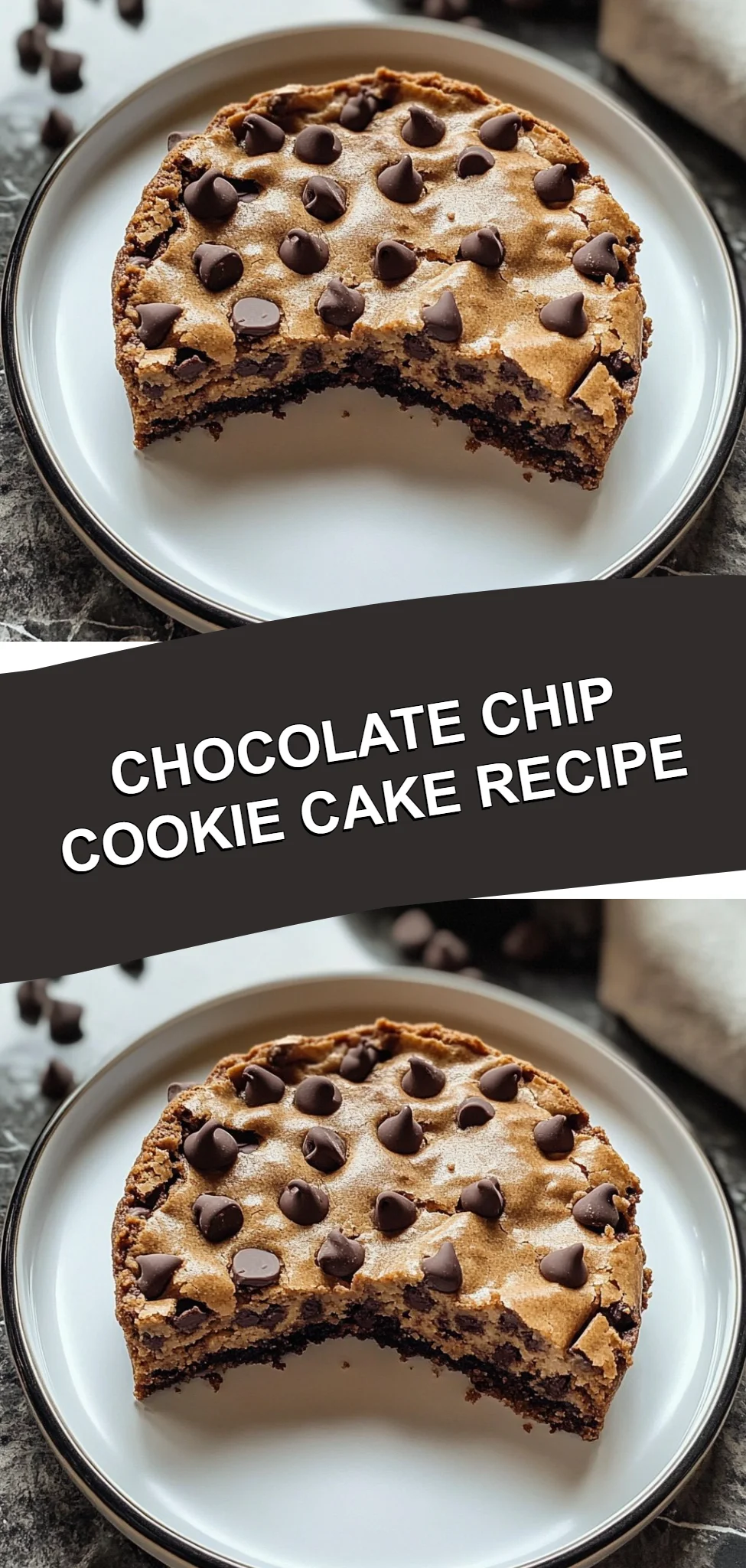 Chocolate Chip Cookie Cake Recipe