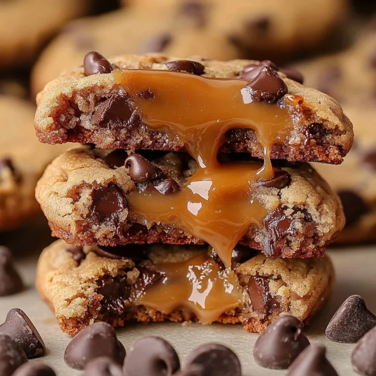 Delicious chocolate cookies filled with creamy cookie butter