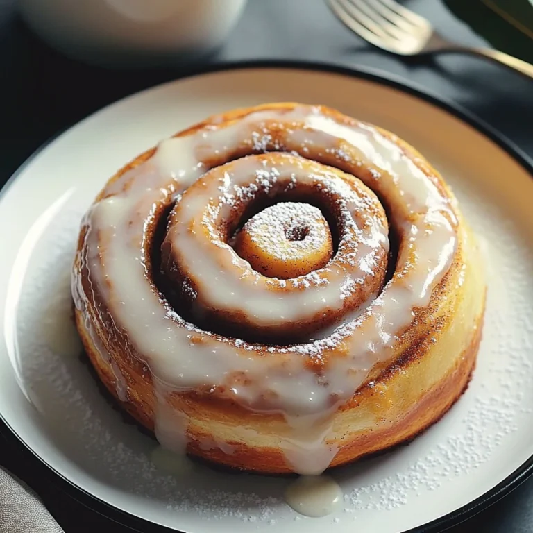 Homemade cinnamon roll cake topped with cream cheese frosting