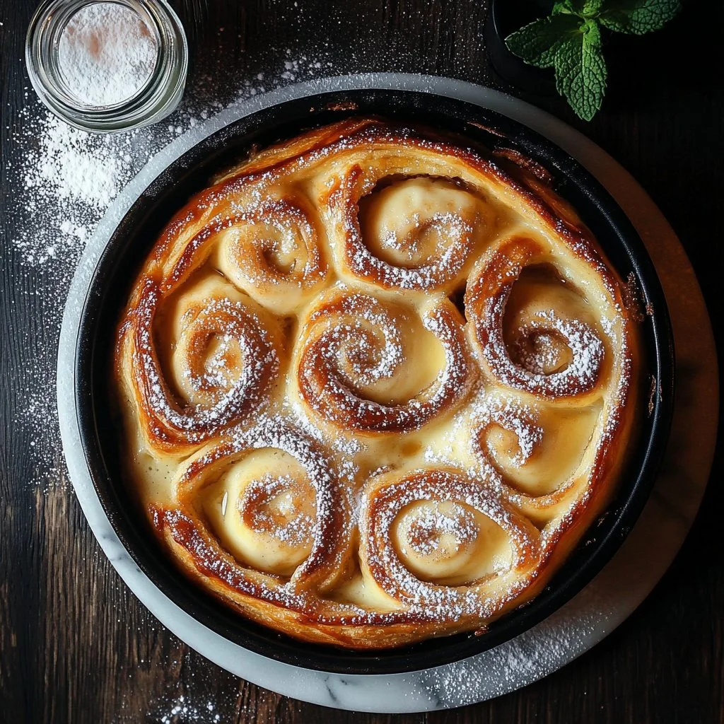 Cinnamon Swirl French Toast Rolls served on a plate with syrup