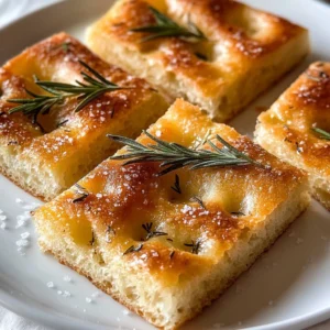 Deliciously fluffy gluten-free focaccia bread topped with herbs and olive oil.