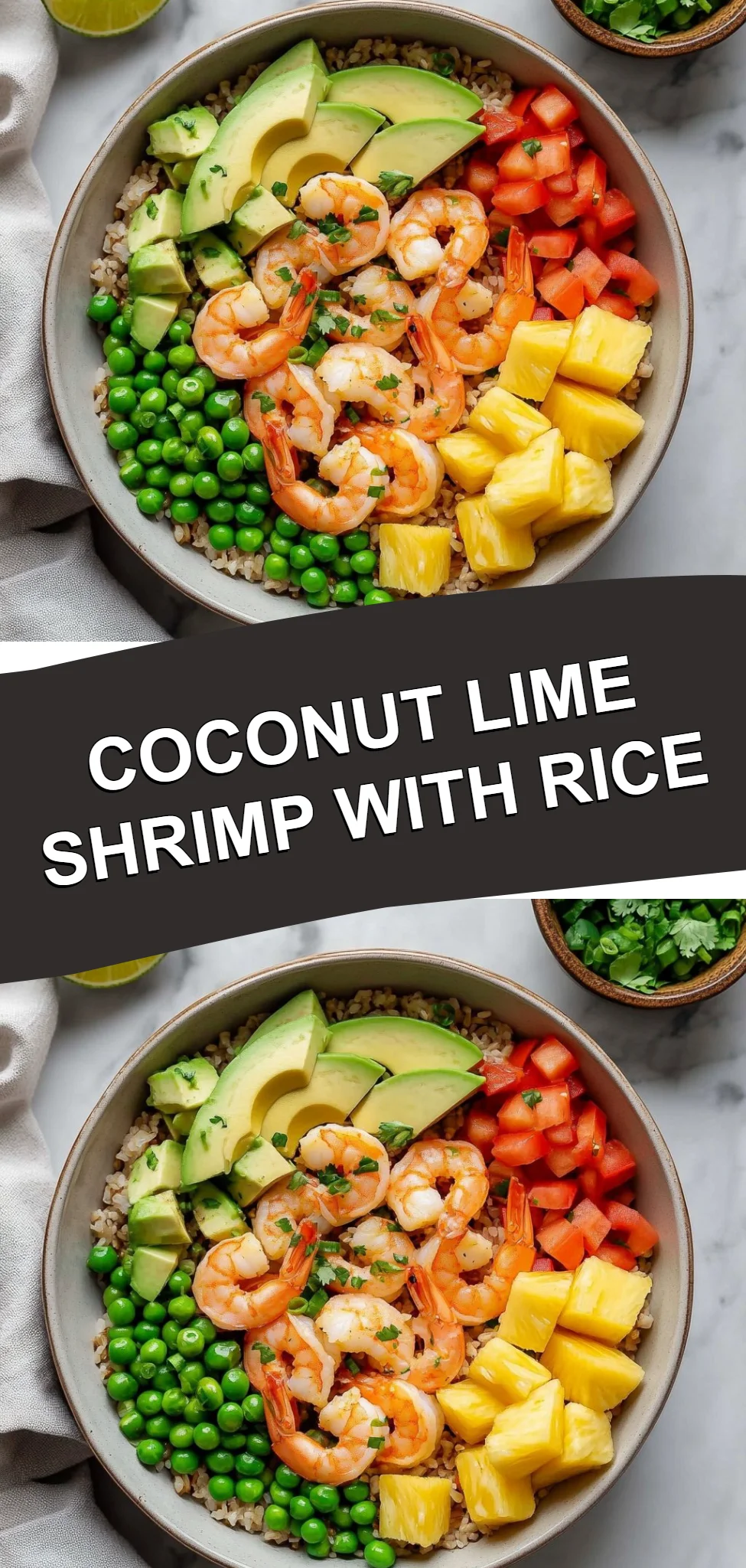 Coconut Lime Shrimp with Rice