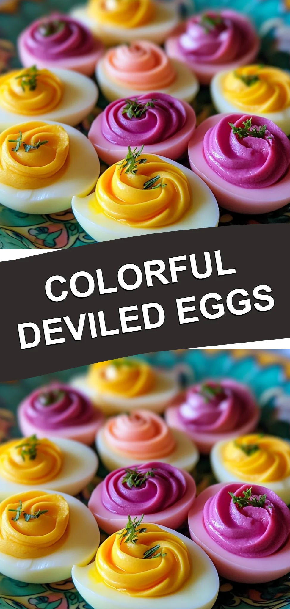 Colorful Deviled Eggs