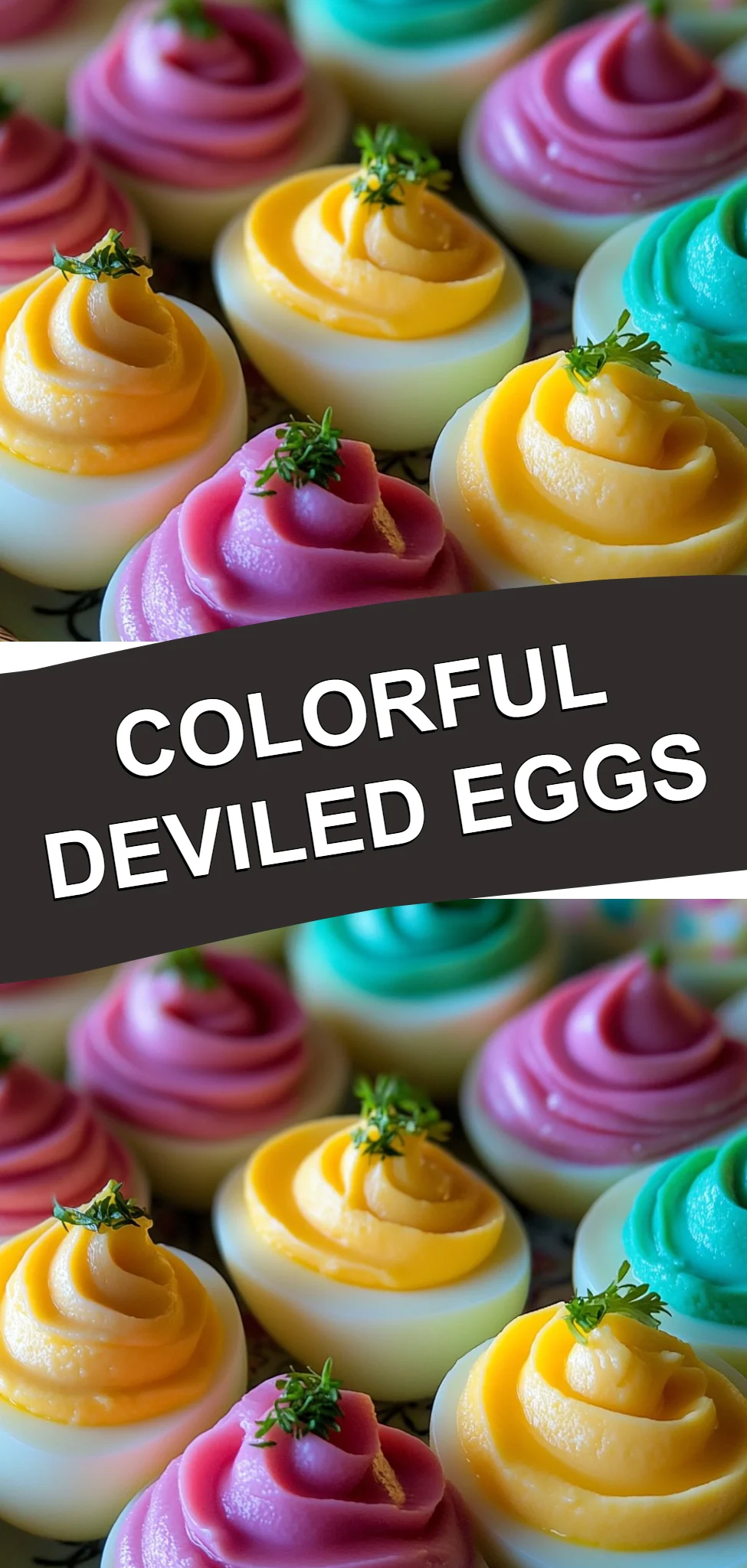 Colorful Deviled Eggs