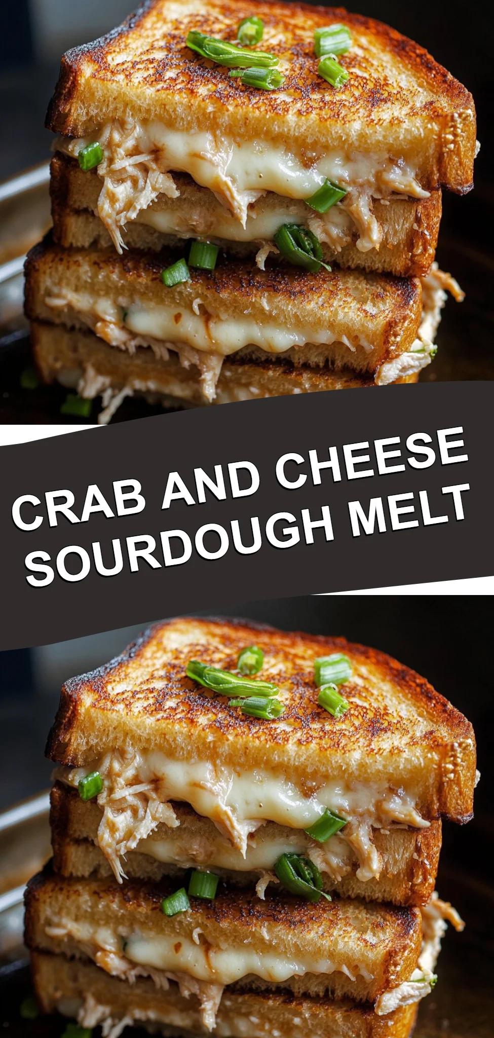 Crab and Cheese Sourdough Melt