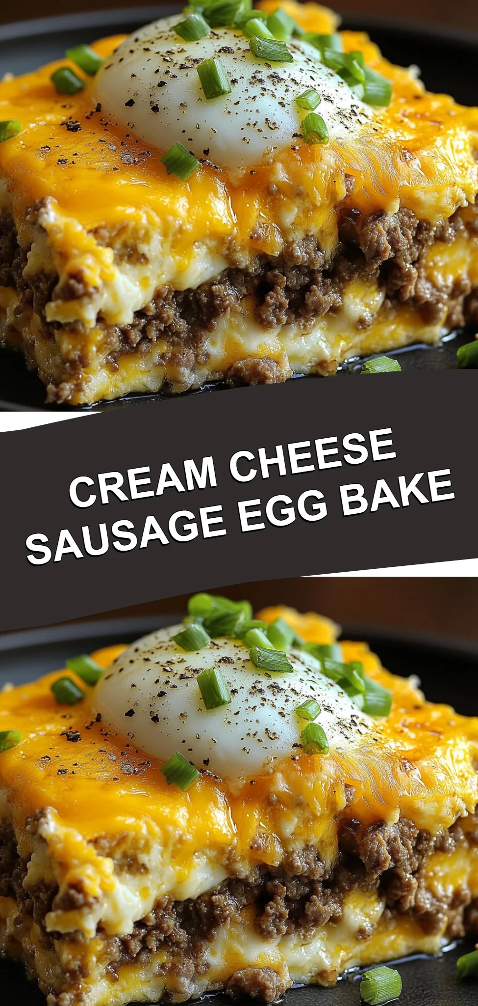 Cream Cheese Sausage Egg Bake