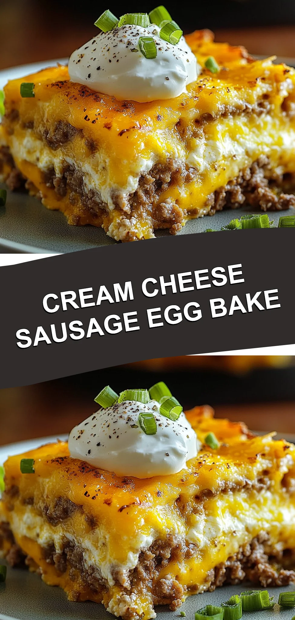 Cream Cheese Sausage Egg Bake