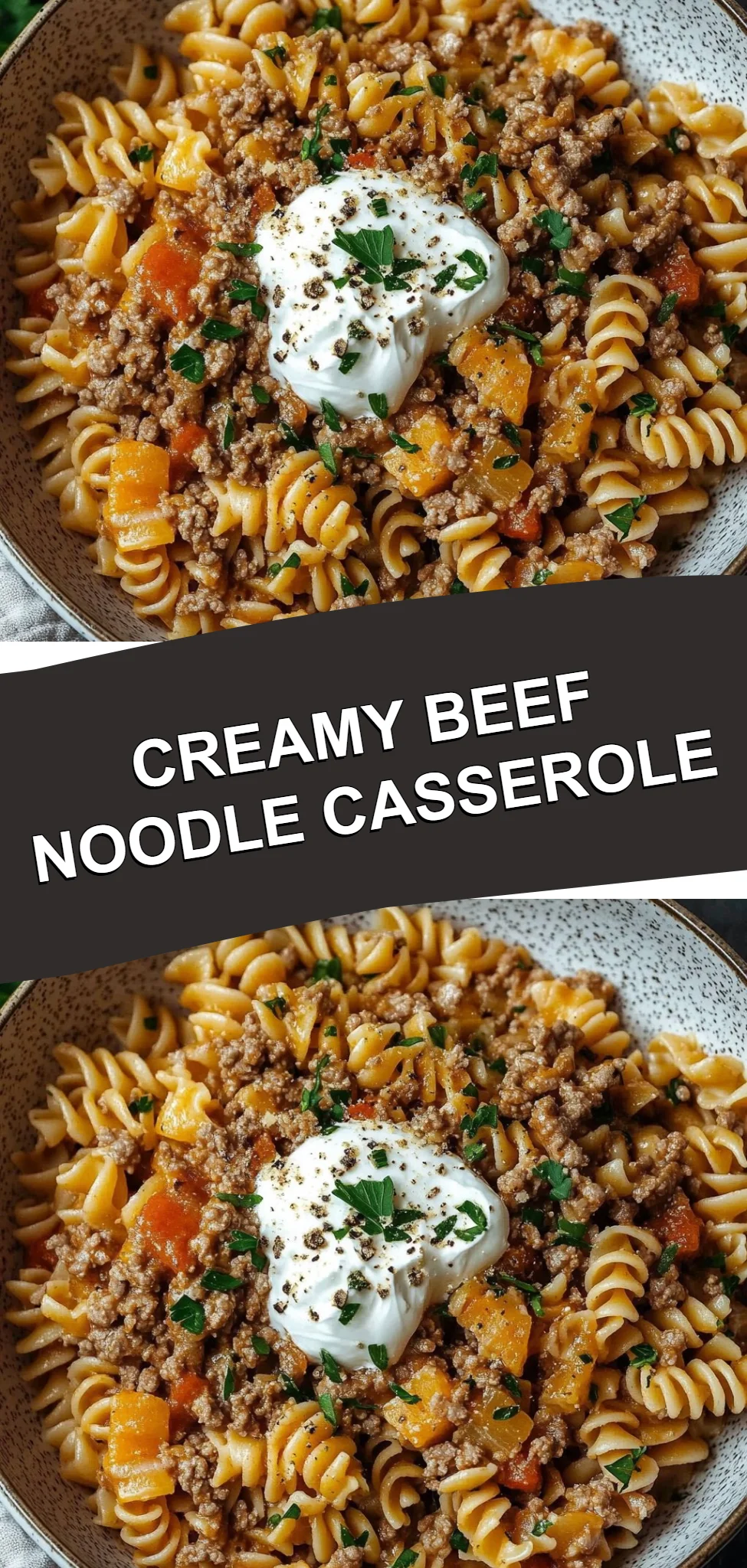 Creamy Beef Noodle Casserole