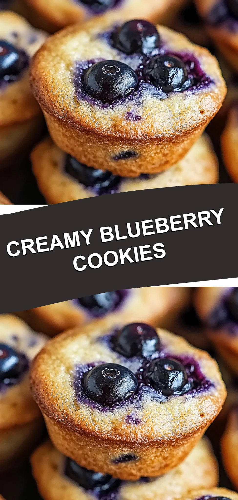 Creamy Blueberry Cookies