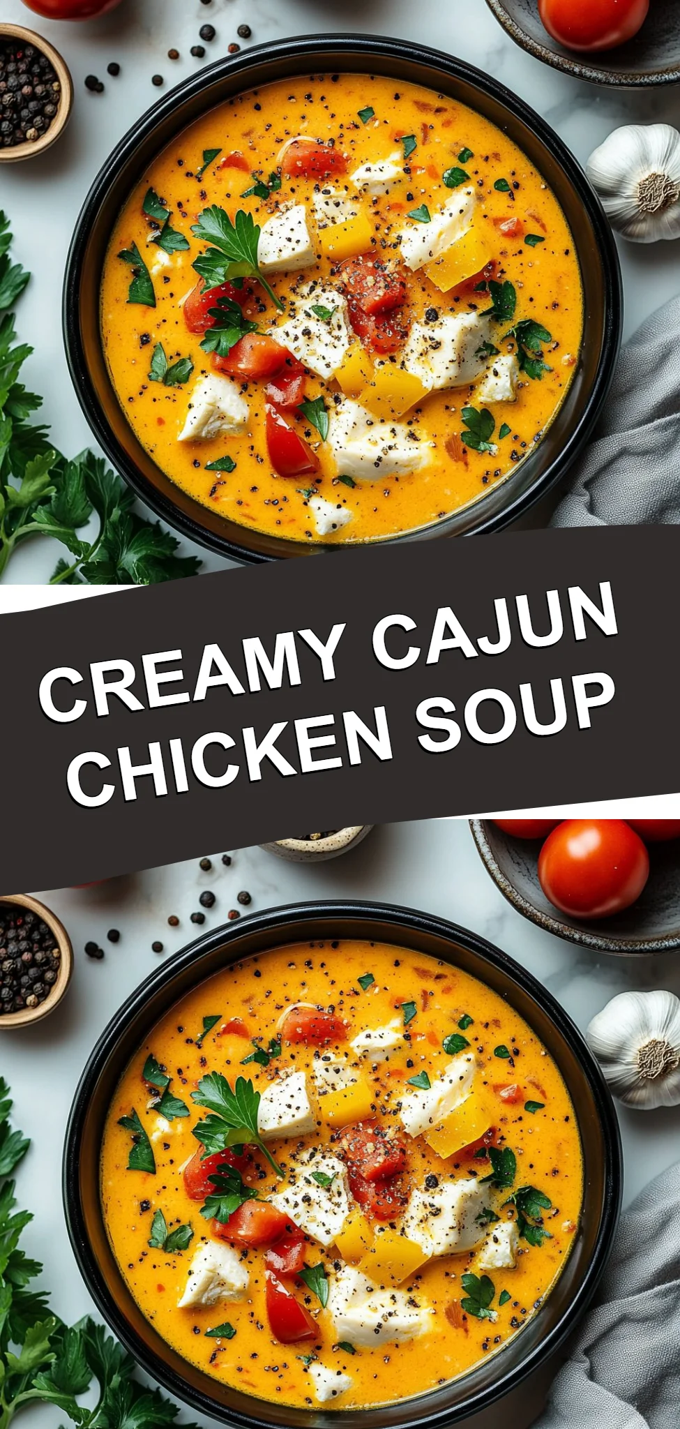 Creamy Cajun Chicken Soup