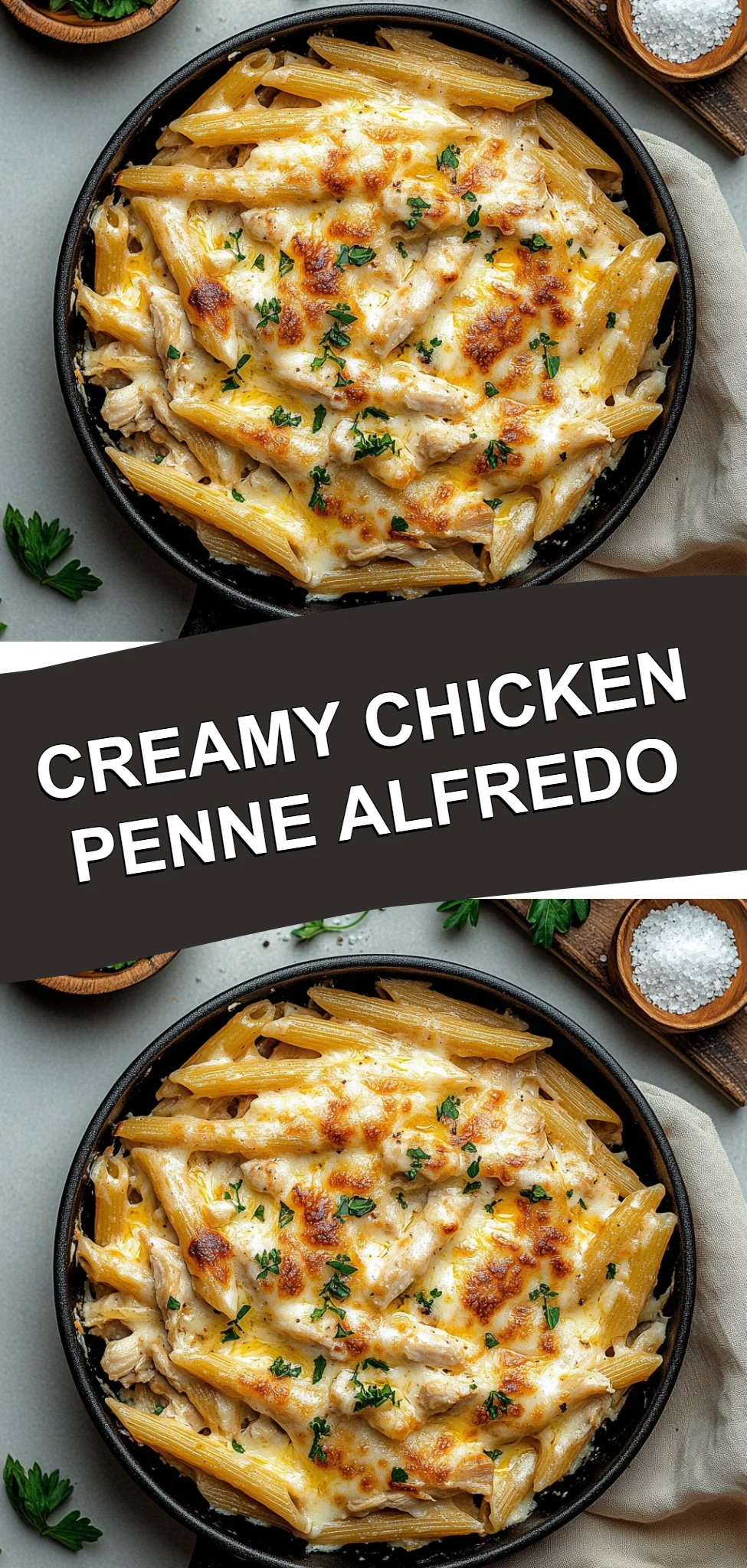 Creamy Chicken Penne Alfredo