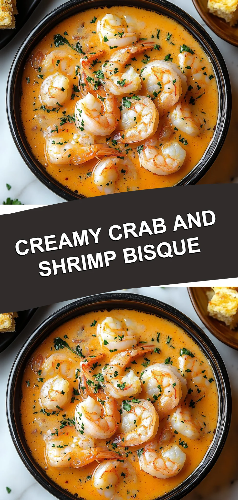 Creamy Crab and Shrimp Bisque