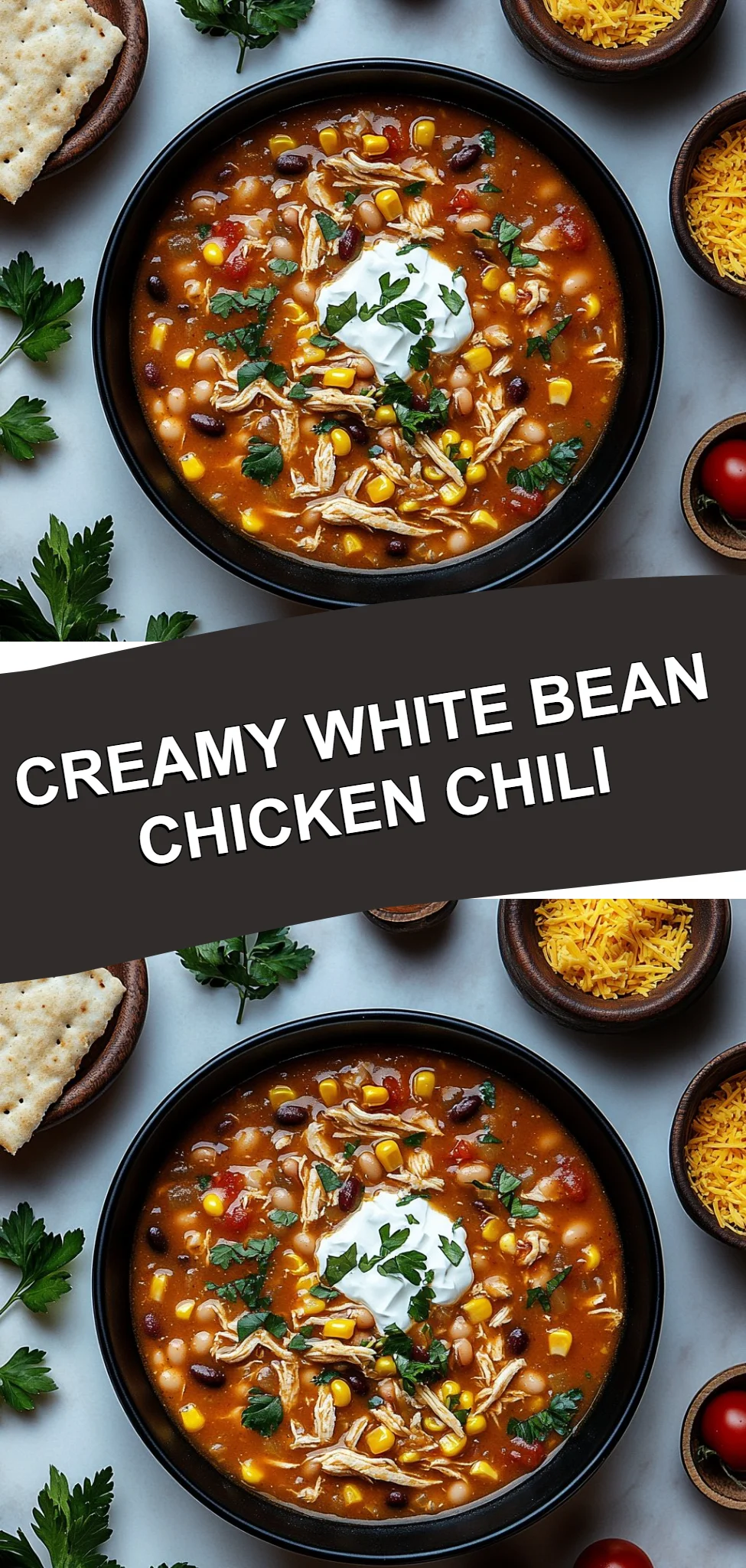 Creamy White Bean Chicken Chili