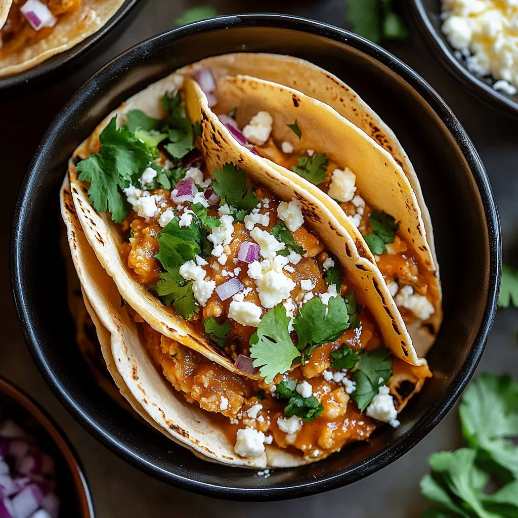 Crispy Asian chicken wonton tacos served on a plate with fresh toppings.