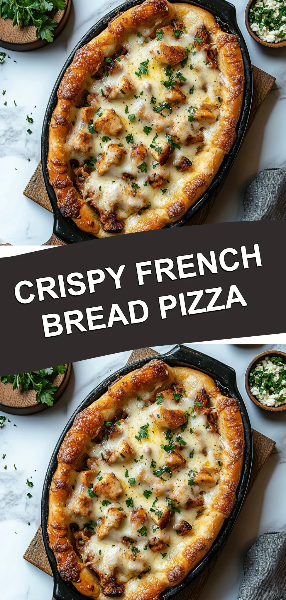 Crispy French Bread Pizza