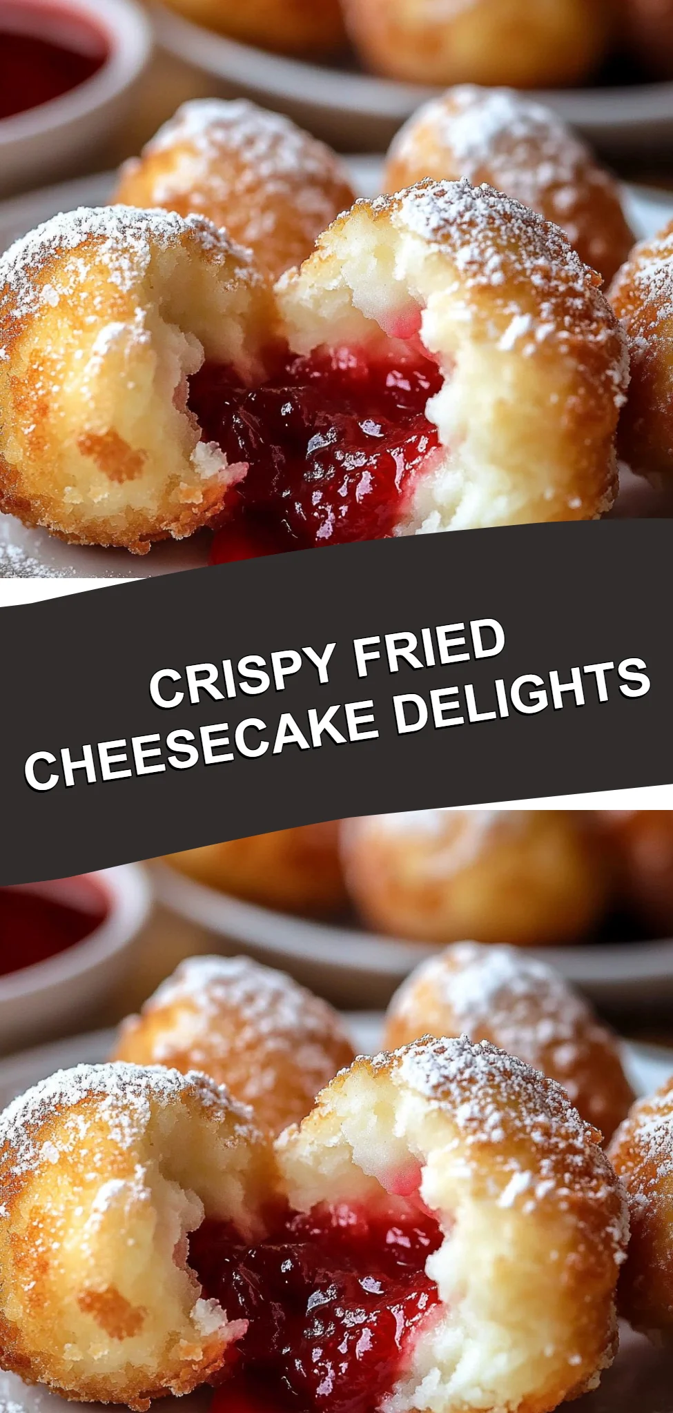 Crispy Fried Cheesecake Delights