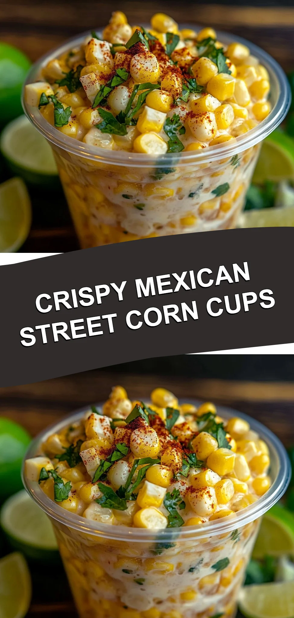 Crispy Mexican Street Corn Cups