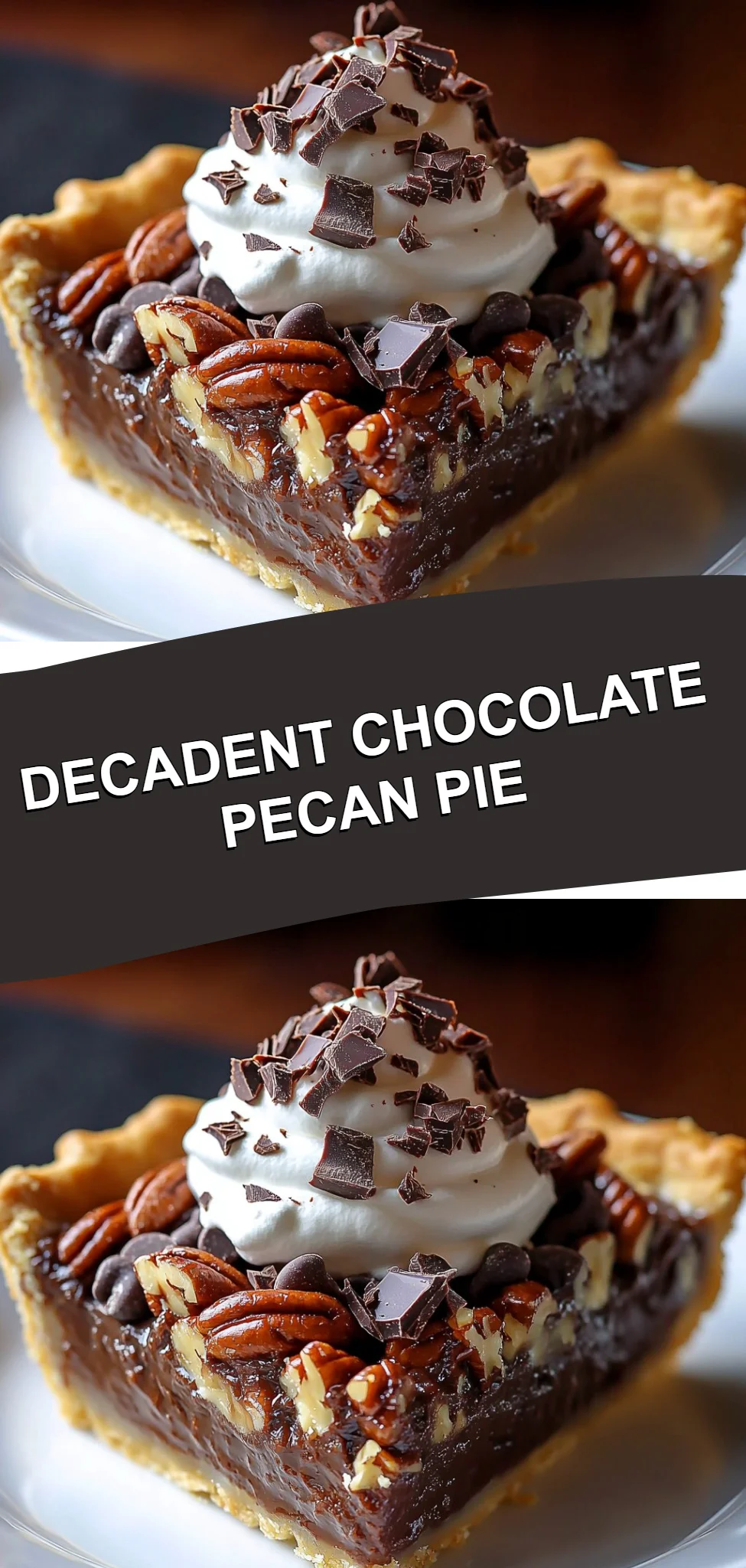 Decadent Chocolate Pecan Pie