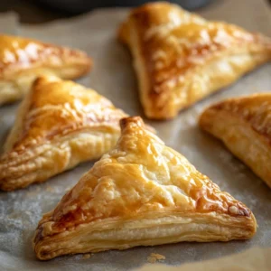Delicious breakfast hand pies with various fillings on a plate