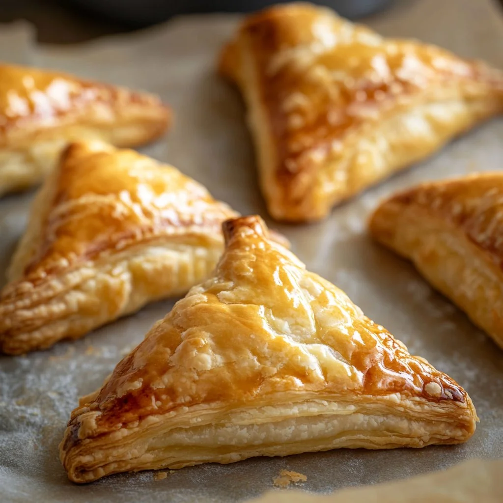 Delicious breakfast hand pies with various fillings on a plate