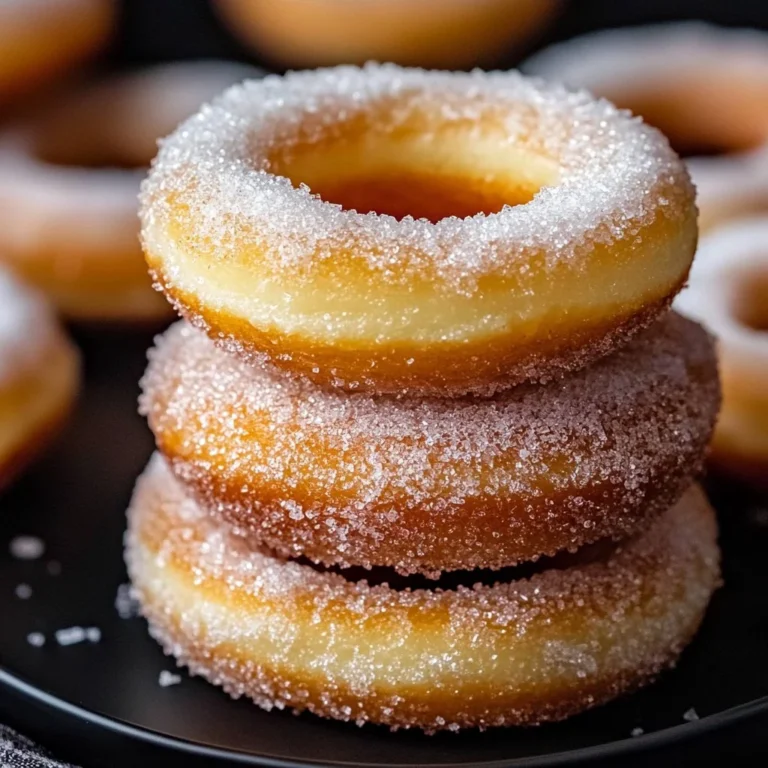 Delicious easy air fryer donuts topped with icing and sprinkles.
