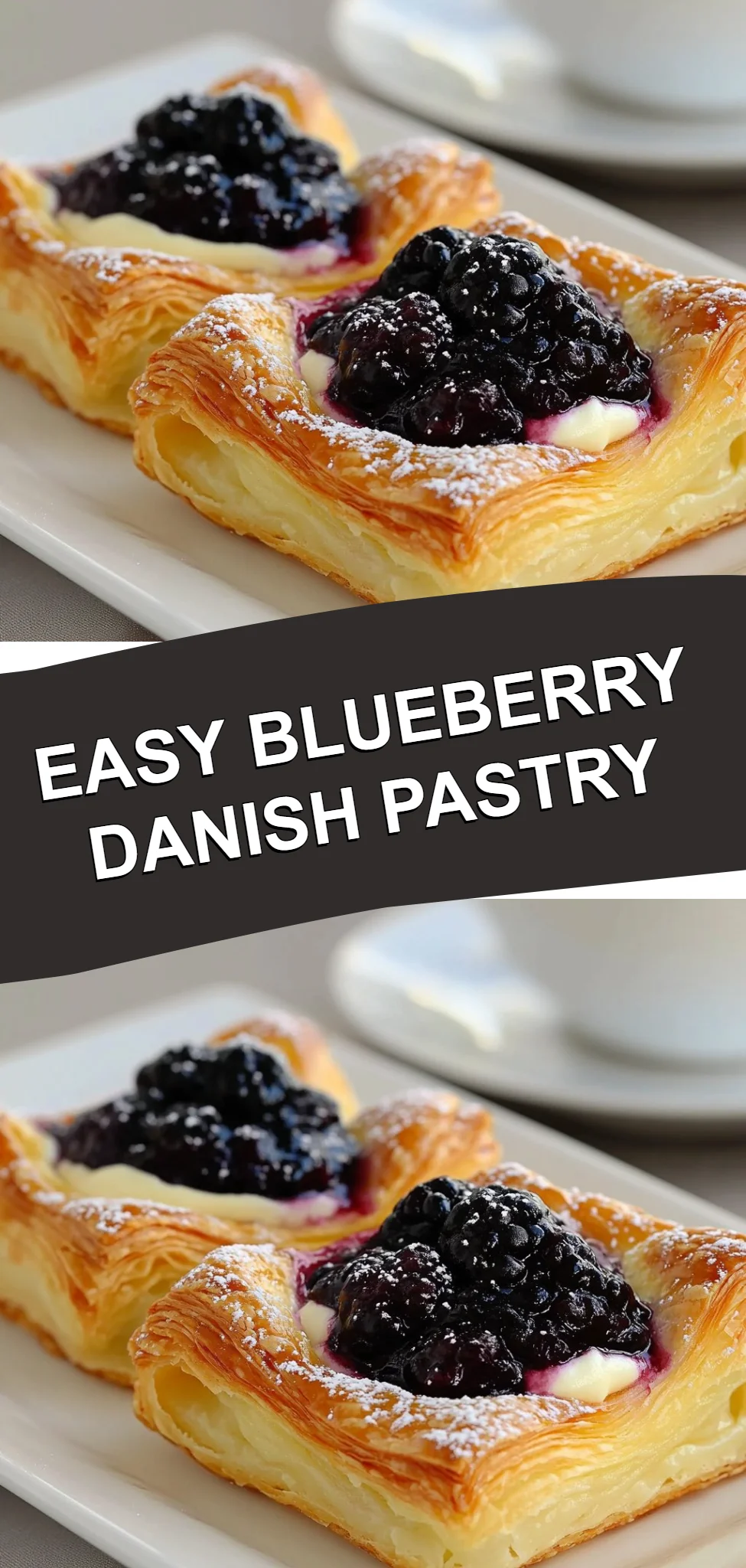 Easy Blueberry Danish Pastry