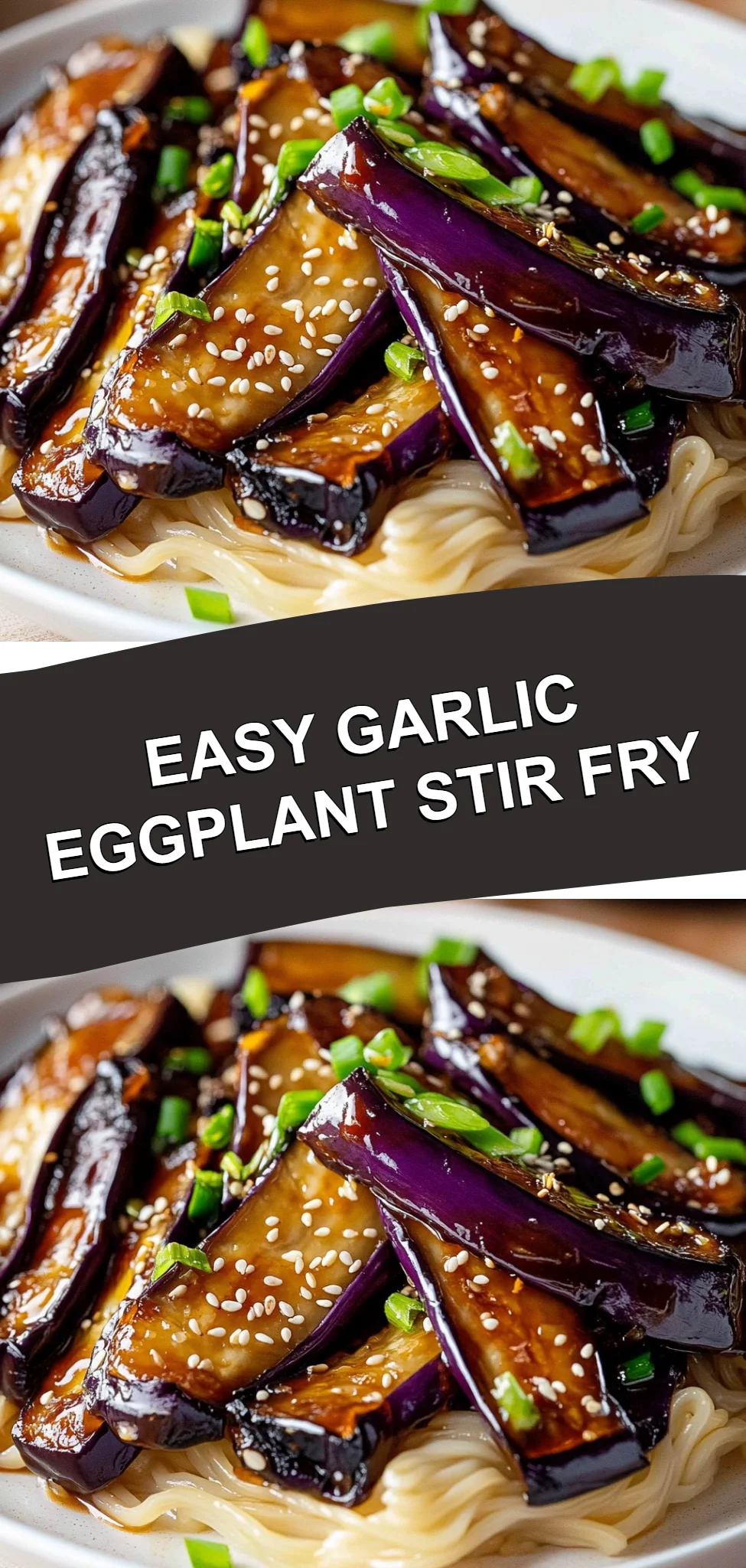 Easy Garlic Eggplant Stir Fry
