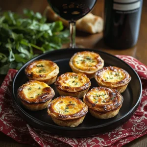 Tasty homemade egg muffins filled with colorful veggies and cheese for breakfast.