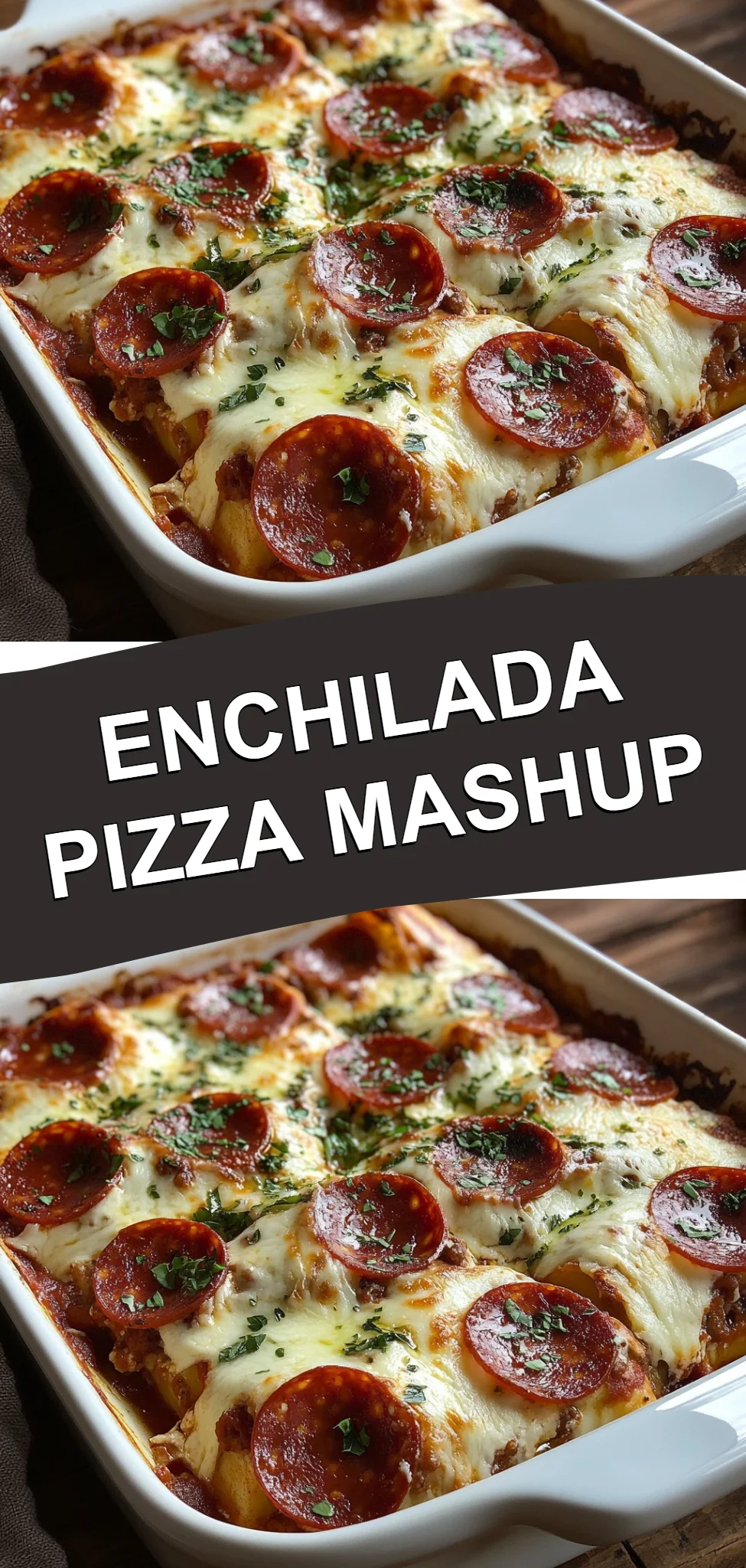 Enchilada Pizza Mashup