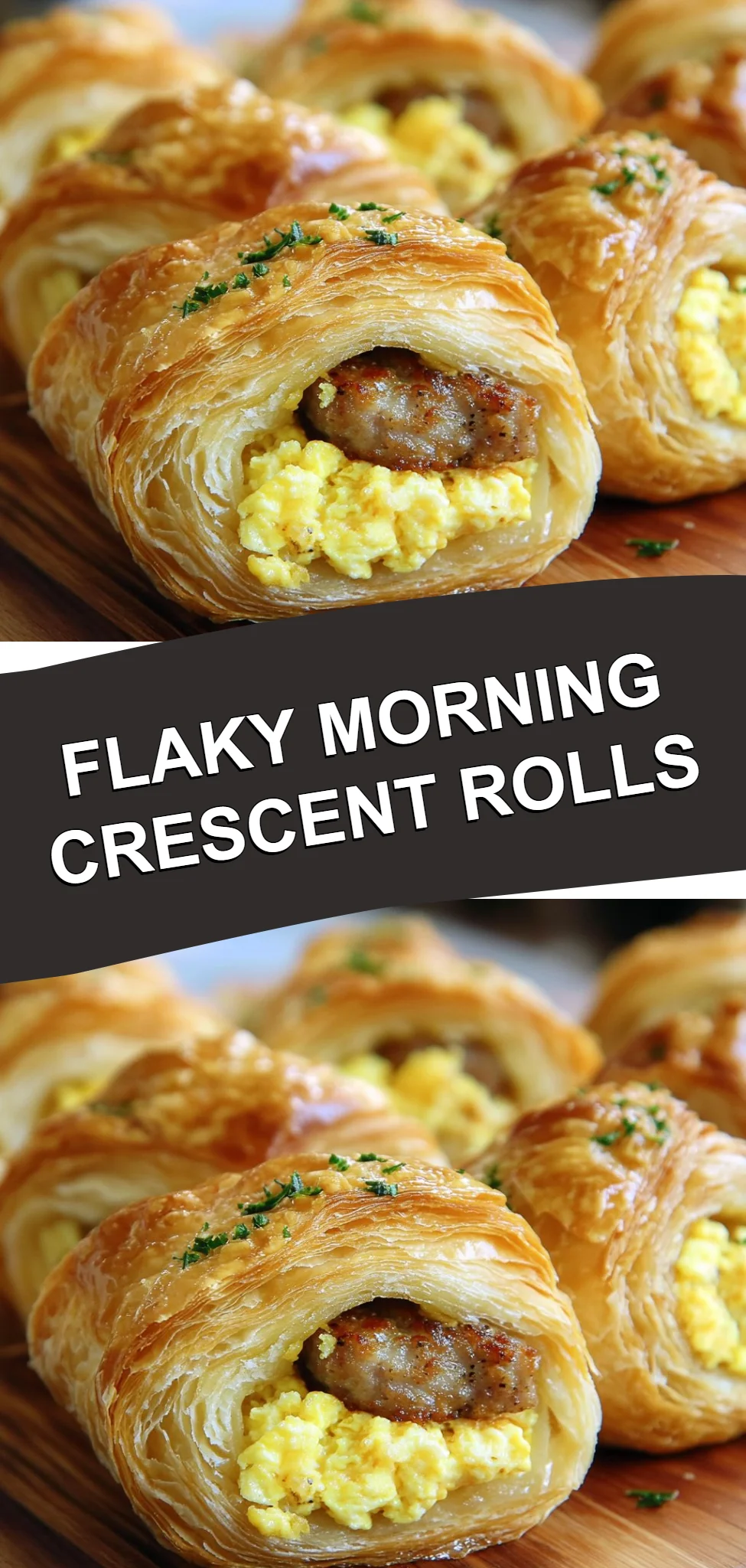 Flaky Morning Crescent Rolls