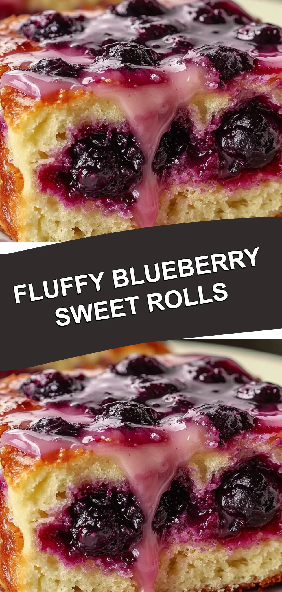 Fluffy Blueberry Sweet Rolls