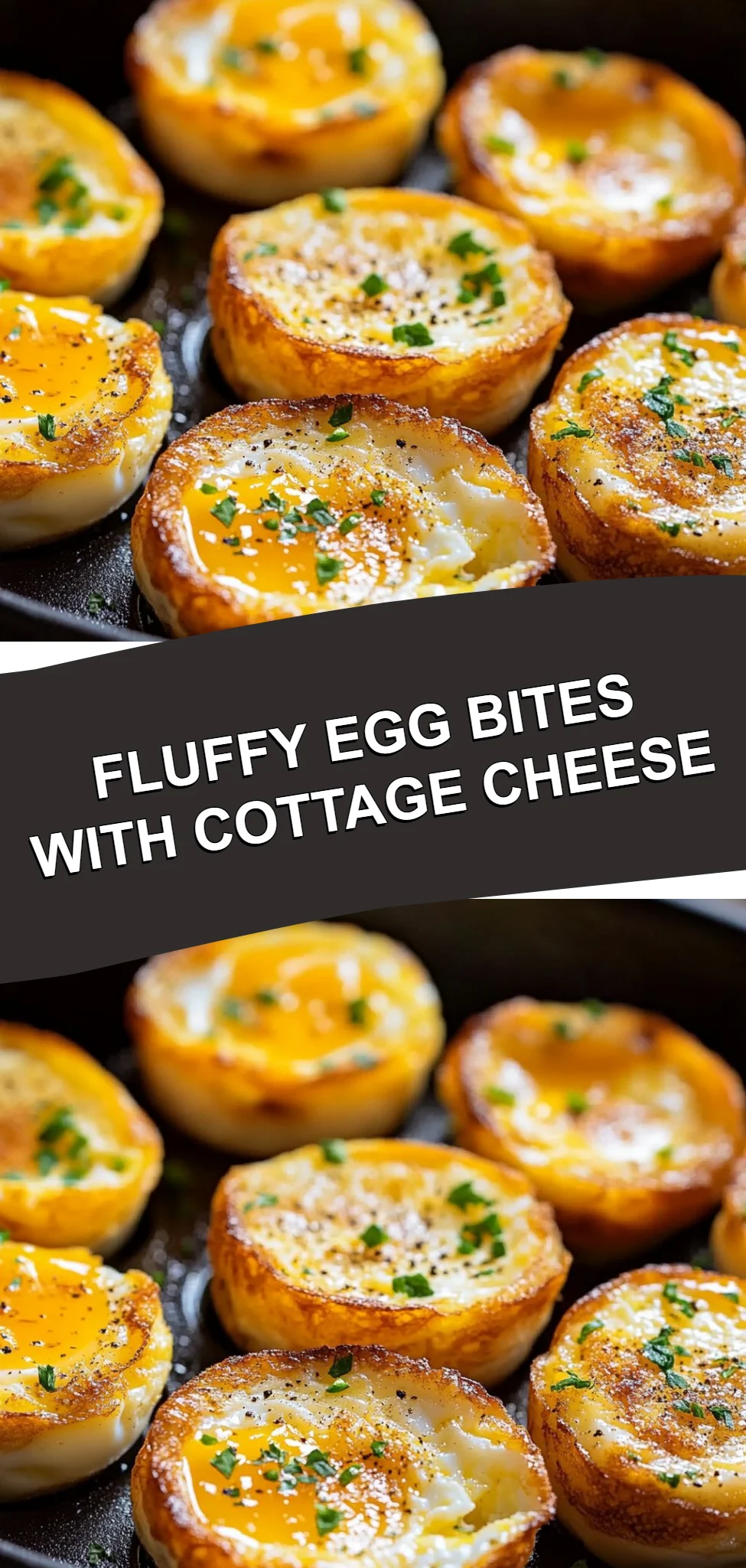 Fluffy Egg Bites with Cottage Cheese