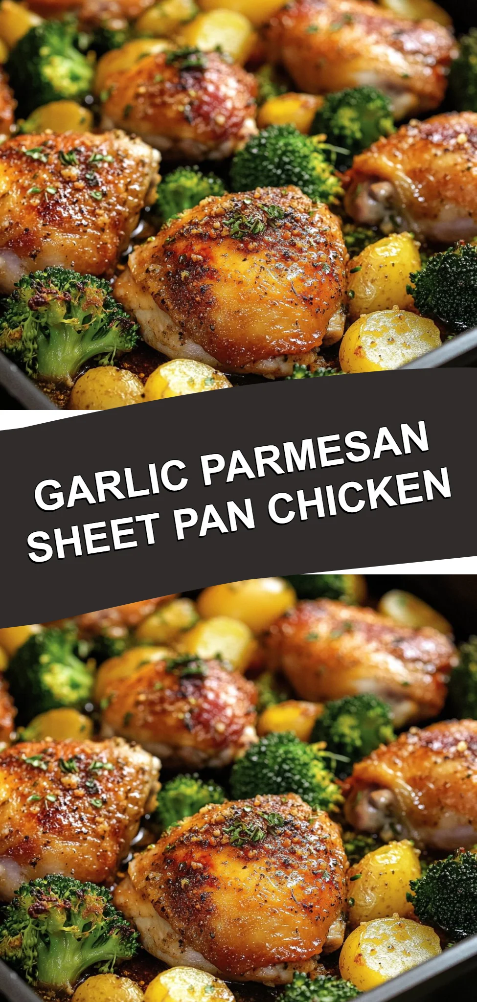 Garlic Parmesan Sheet Pan Chicken