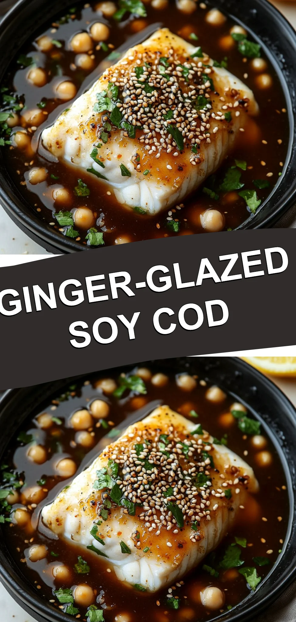 Ginger-Glazed Soy Cod