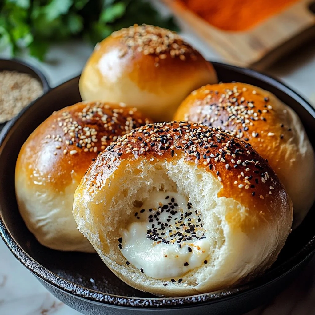 Freshly baked New York sourdough bagels on a wooden board