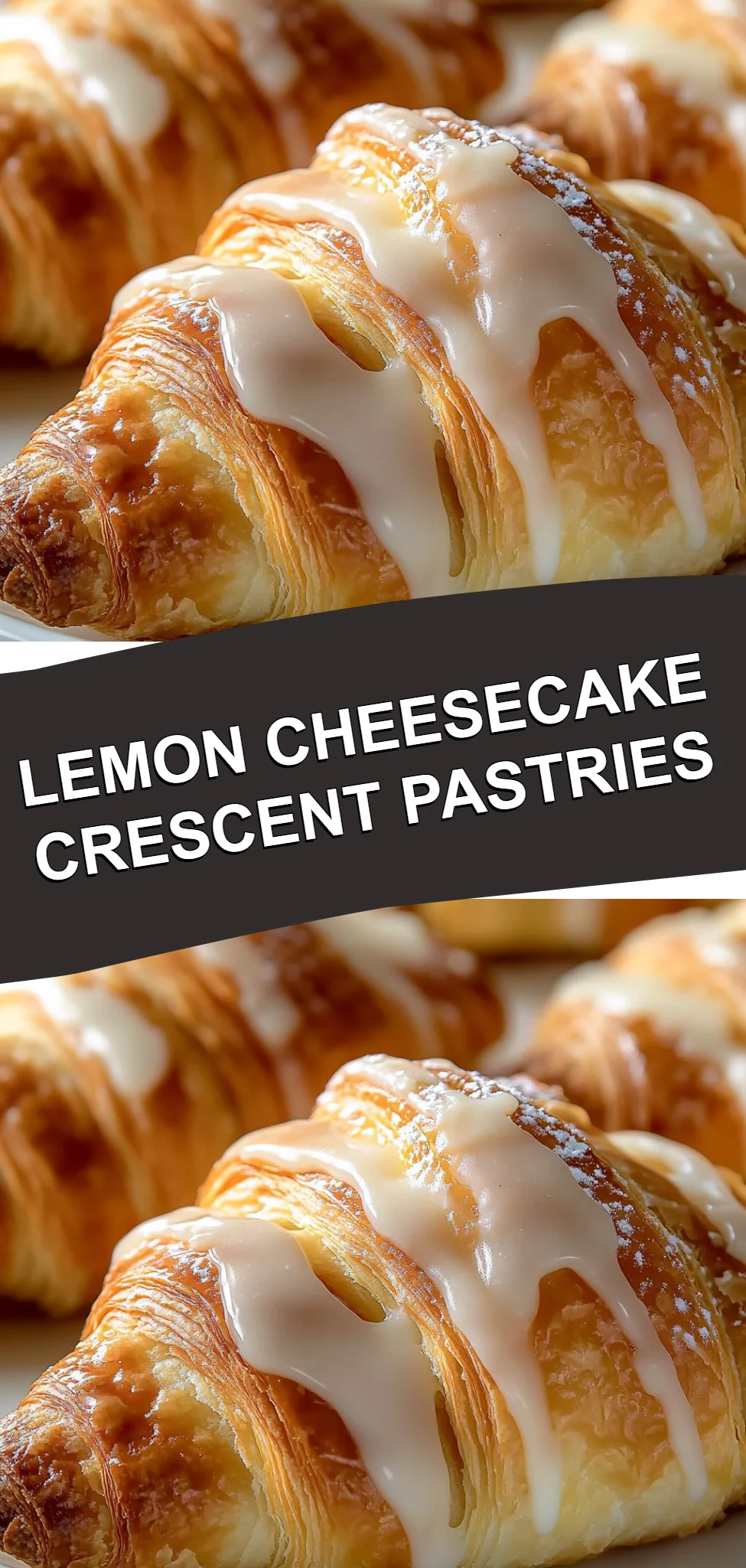 Lemon Cheesecake Crescent Pastries
