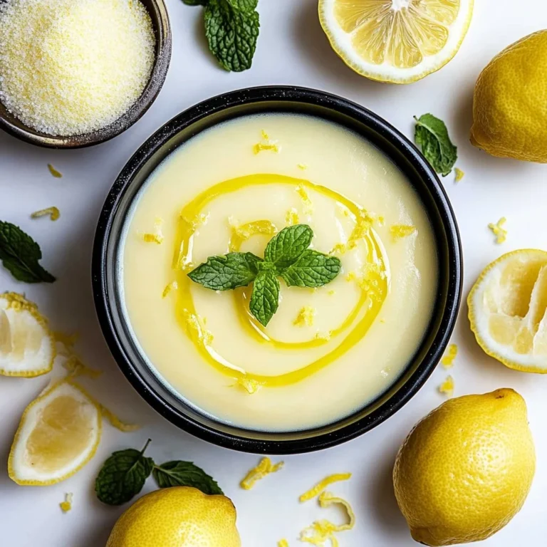 Delicious lemon mousse dessert in a clear glass bowl with a lemon slice