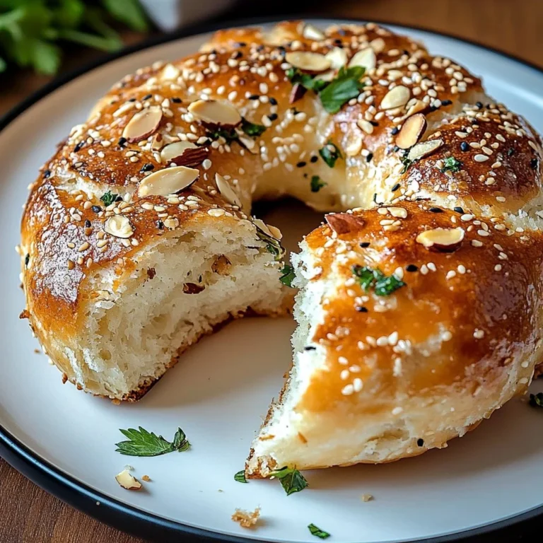 Low carb bagels made with almond flour, ideal for keto diets.